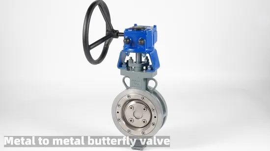 Steam High Temperature Cast Steel Triple Offset Industrial Manual Wafer Flange Butterfly Valve (Manufacturer Price)